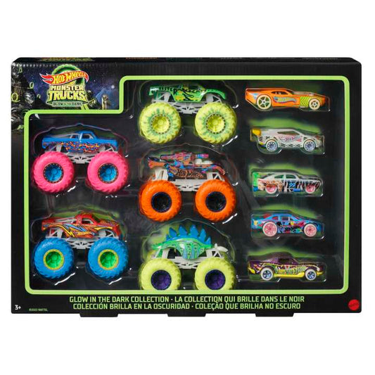 Mattel HOT WHEELS® Monster Trucks Glow in the Dark kollekció (HCB57)