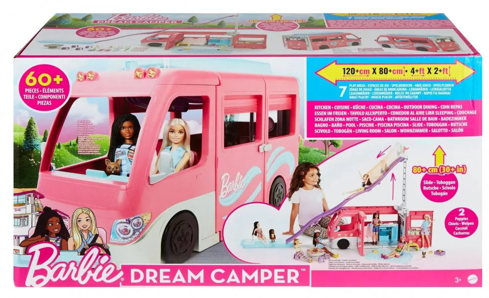 Mattel Barbie Álmok lakókocsija óriáscsúszdával (HCD46)