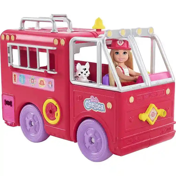 Mattel Barbie Chelsea tűzoltóautó (HCK73)