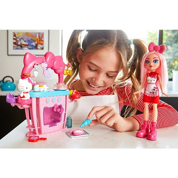 Mattel Szett Hello Kitty cukrászda + baba, 25 részes (GWX05)