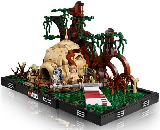 LEGO® Star Wars™ - Jedi kiképzés a Dagobah bolygón dioráma (75330)