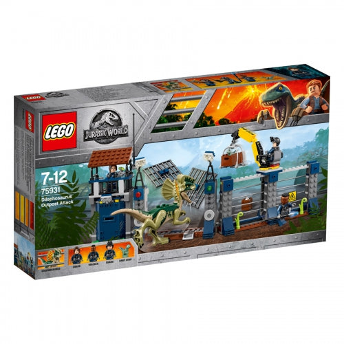 LEGO® Jurrasic World Dilophosaurus támadás az előörs ellen (75931)