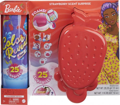 Mattel - Barbie Color Reveal Foam Strawberry Scent Surprise (GTN18)