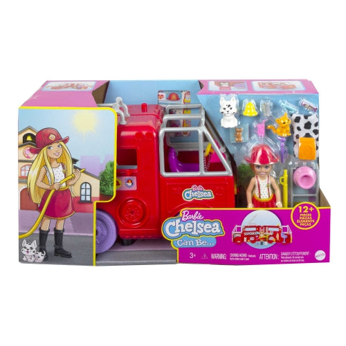 Mattel Barbie Chelsea tűzoltóautó (HCK73)