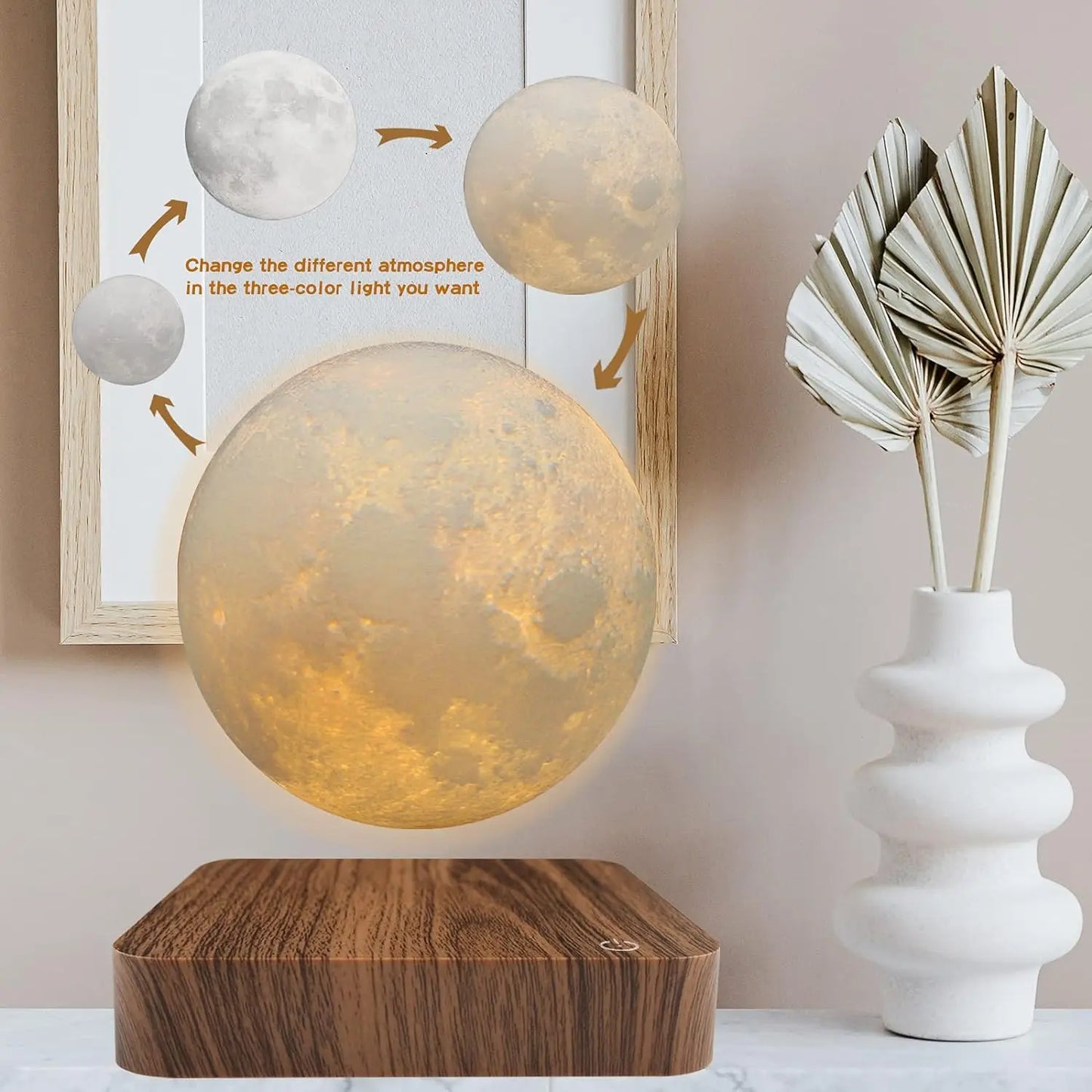 🌙✨ Luna LED Levitációs Lámpa – Tedd varázslatossá az otthonod! ✨🌙