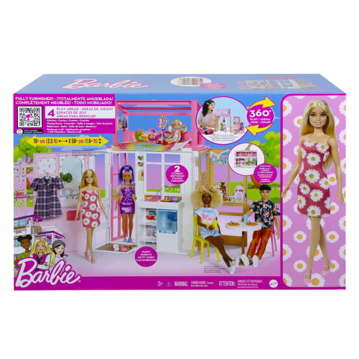 Mattel Barbie ház és játék készlet (HHY40)