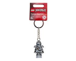 LEGO® NINJAGO™ Titanium Ninja Zane Key Chain (851352)