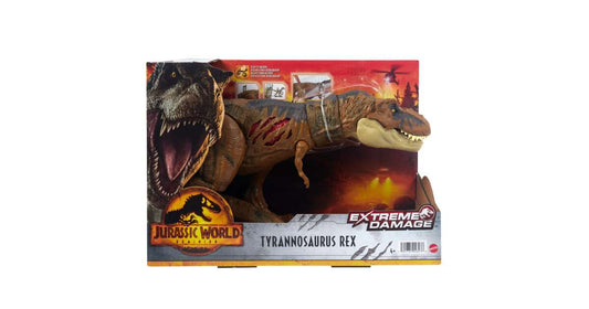 MATTEL JURASSIC WORLD EXTRÉM KÁR DINOZAURUSZ TYRANNOSAURUS REX (HGC19)