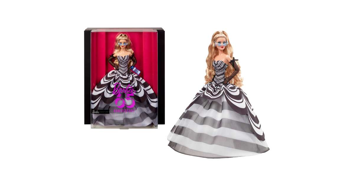 Mattel Barbie Signature : 65. évfordulós Barbie (HRM58)