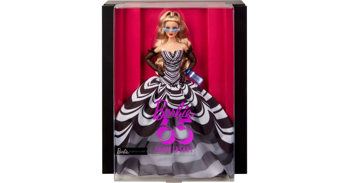 Mattel Barbie Signature : 65. évfordulós Barbie (HRM58)