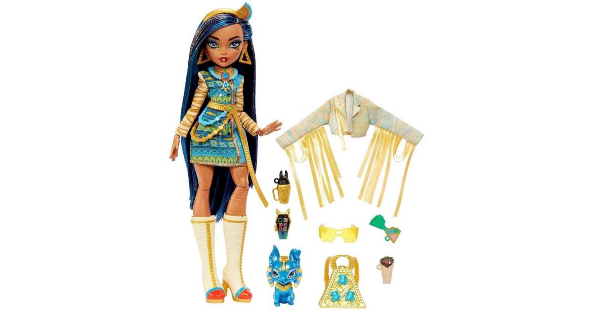 Mattel Monster High baba Cleo de Nile (HHK54)