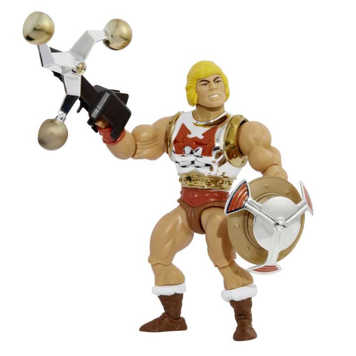 Mattel The Masters Of The Universe Flying Fists He-Man figura, 14 cm (HDT22)