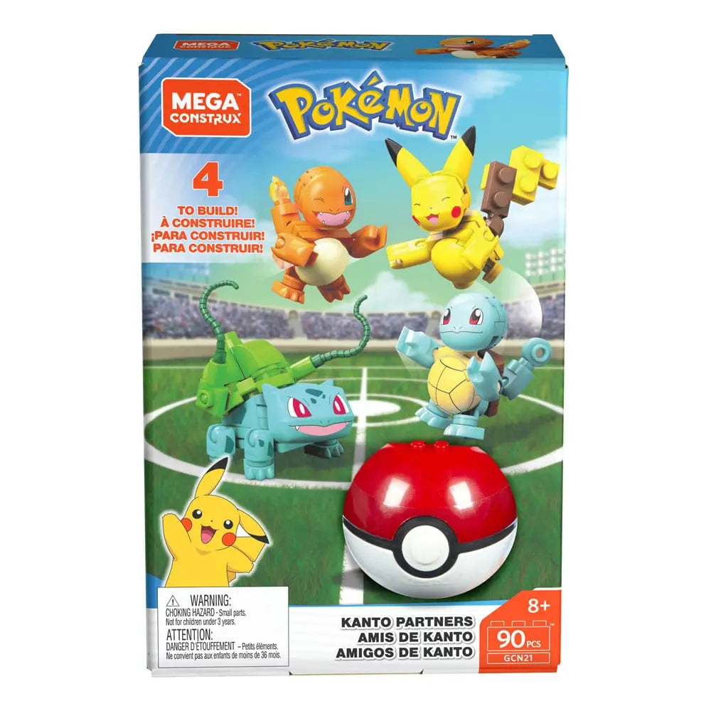 Mattel Pokemon Mega Construx Kanto Partners építőkészlet (GCN21)